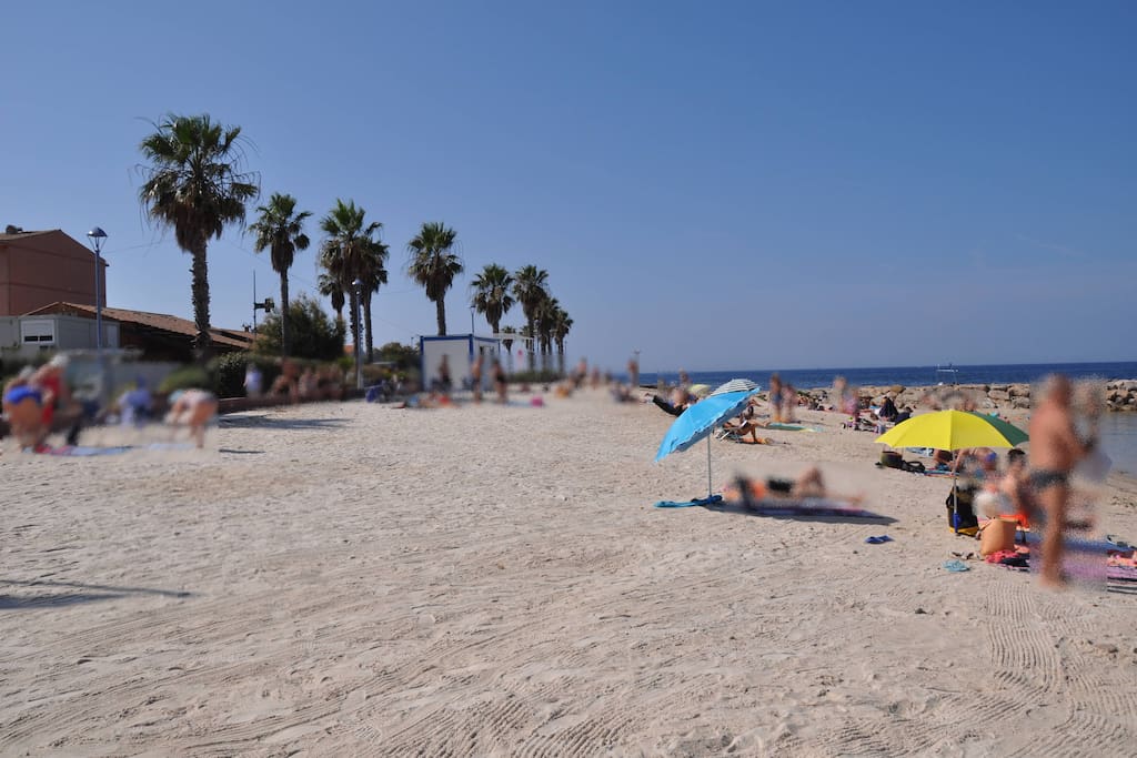 la plage de sable