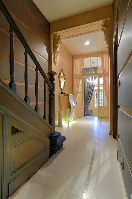 Hall d'accueil du B&B