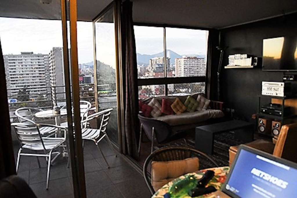 Living y Terraza