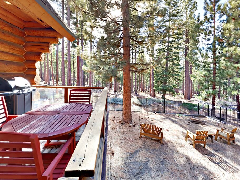 Grill your favorite meal and dine al fresco on the patio.