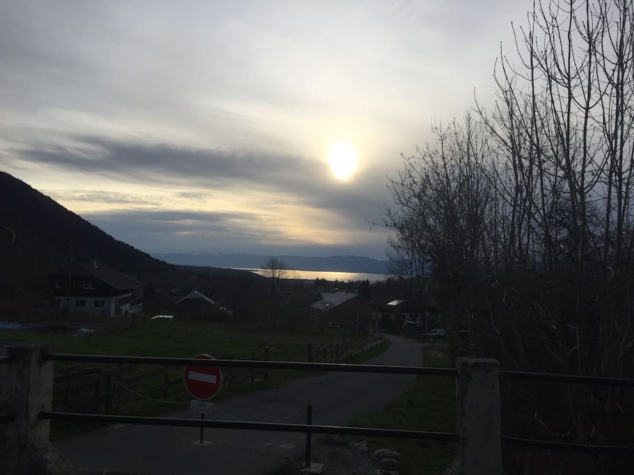 View on lake Geneva