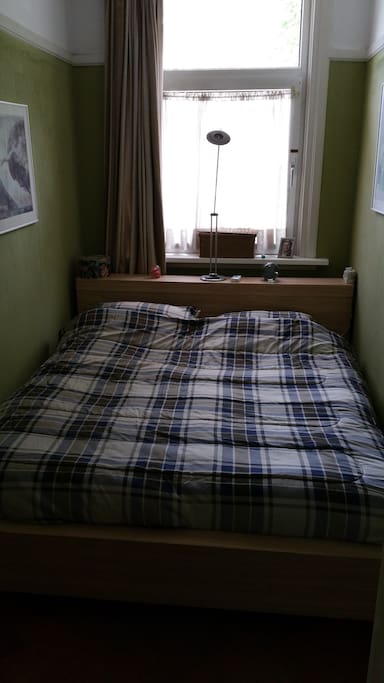 The master bedroom with double bed