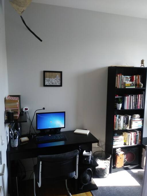 Bedroom | Books and Computer Stays (And are available for use)