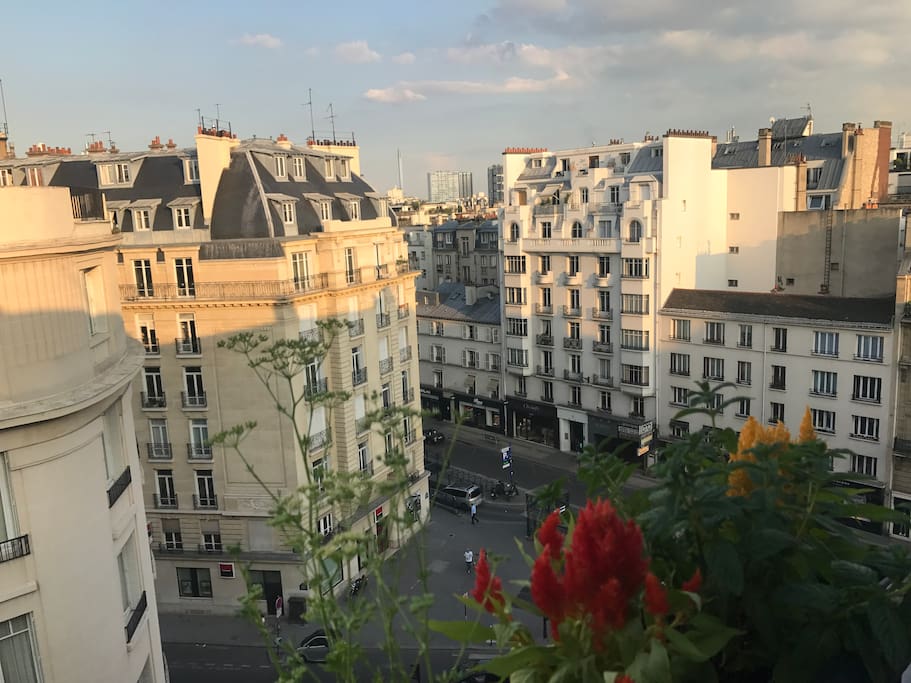the balcony