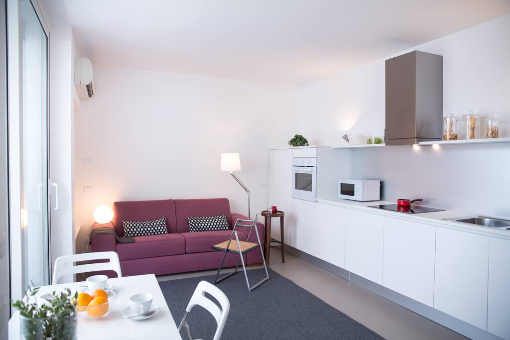 The Living room & The Kitchen