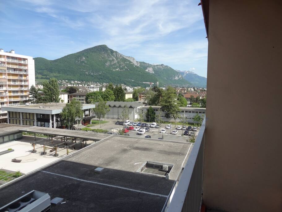 Vue d'un des balcons