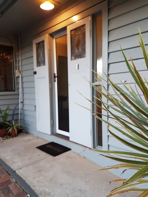 Your own private entry to the level entry unit via double doors which can both be secured back - the Keysafe is easily accessed on the left of the doors
