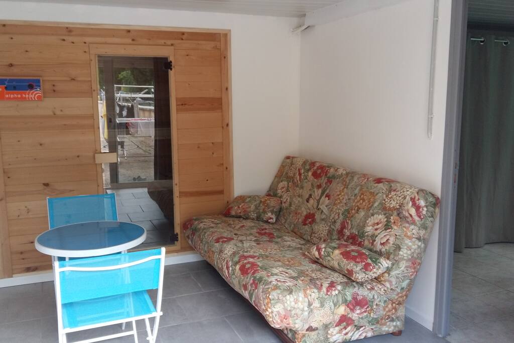 coin detente avec son sauna