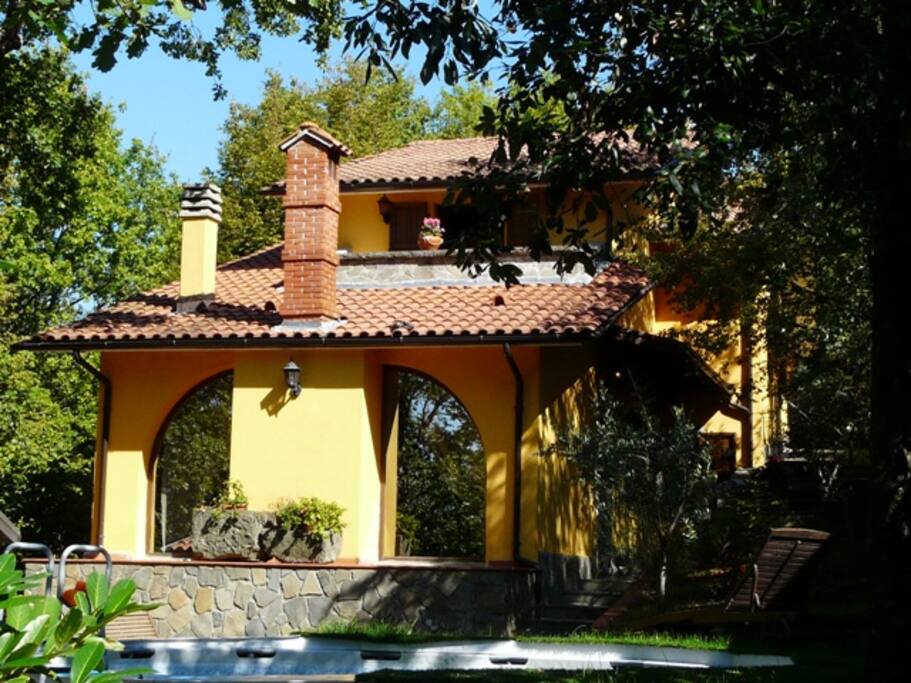 villa all'esterno
