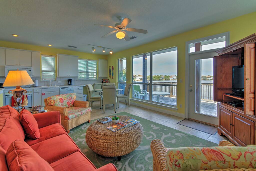 The interior is bright and welcoming.