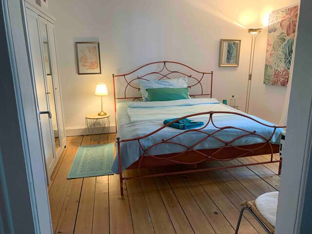 Gardenside with own guest balcony...