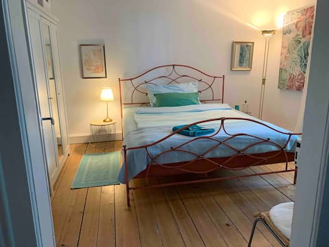 Gardenside with own guest balcony...