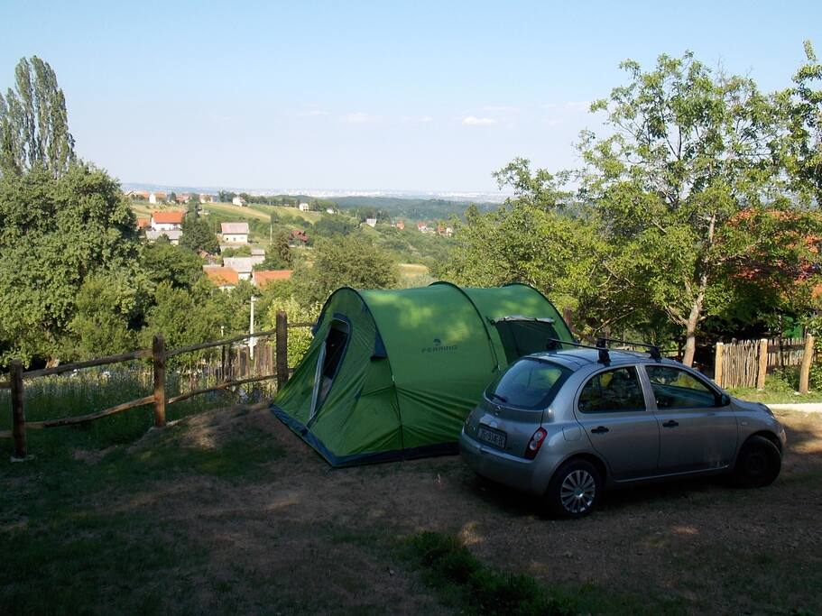Pogled na kamp mjesto