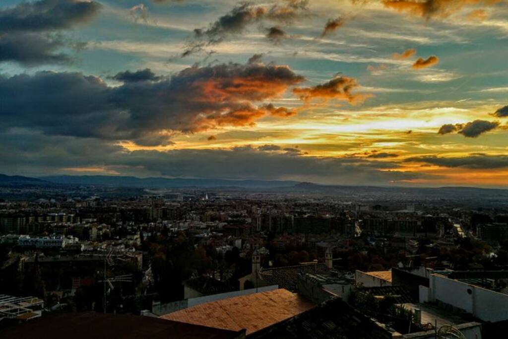 Vistas desde la terraza.