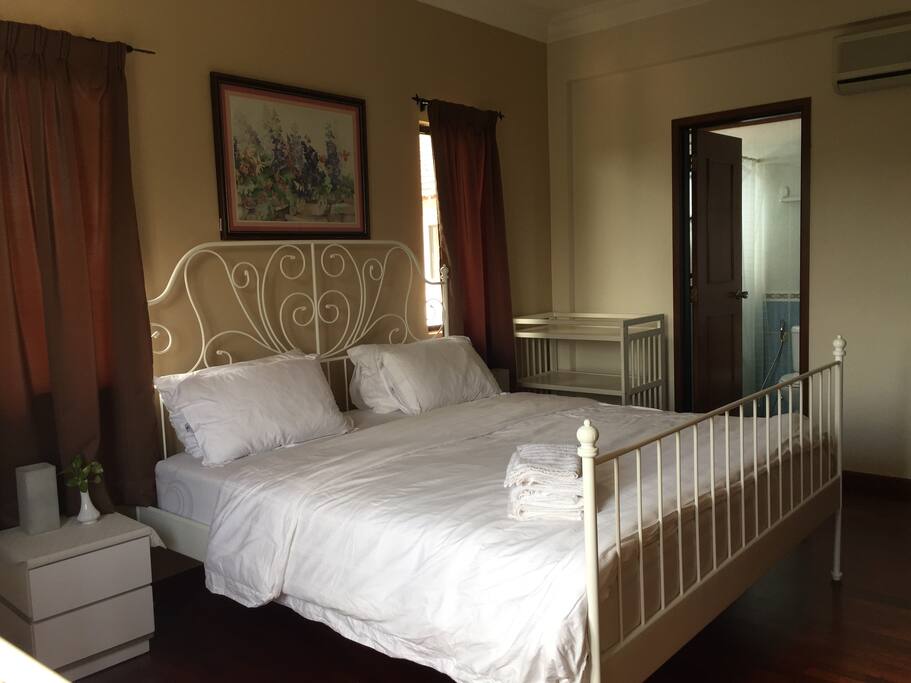 Master bedroom comes with an attached bathroom