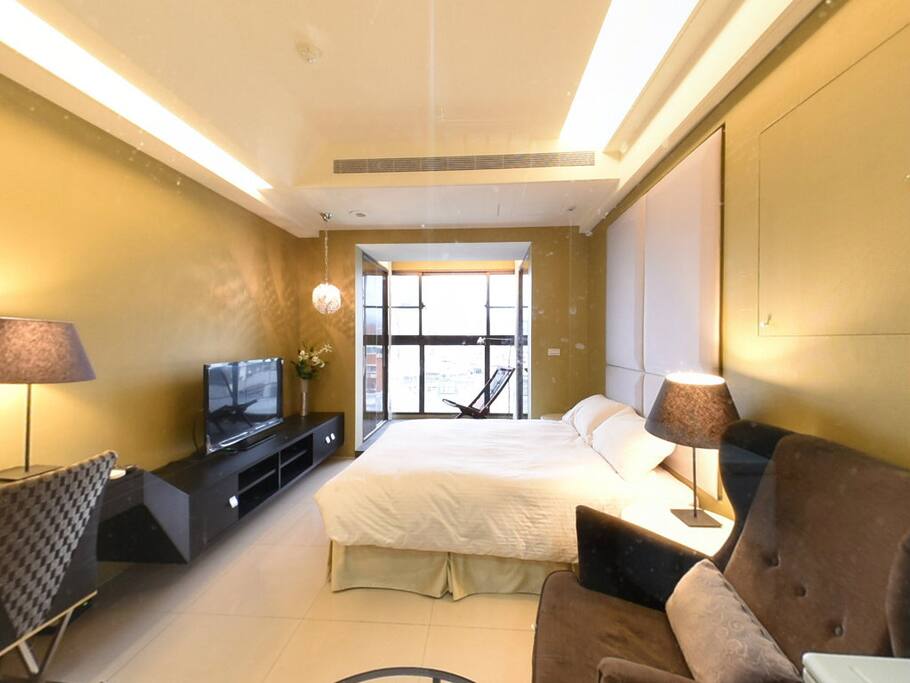 We have an apartment available with its own separate kitchen, bedroom and bathroom