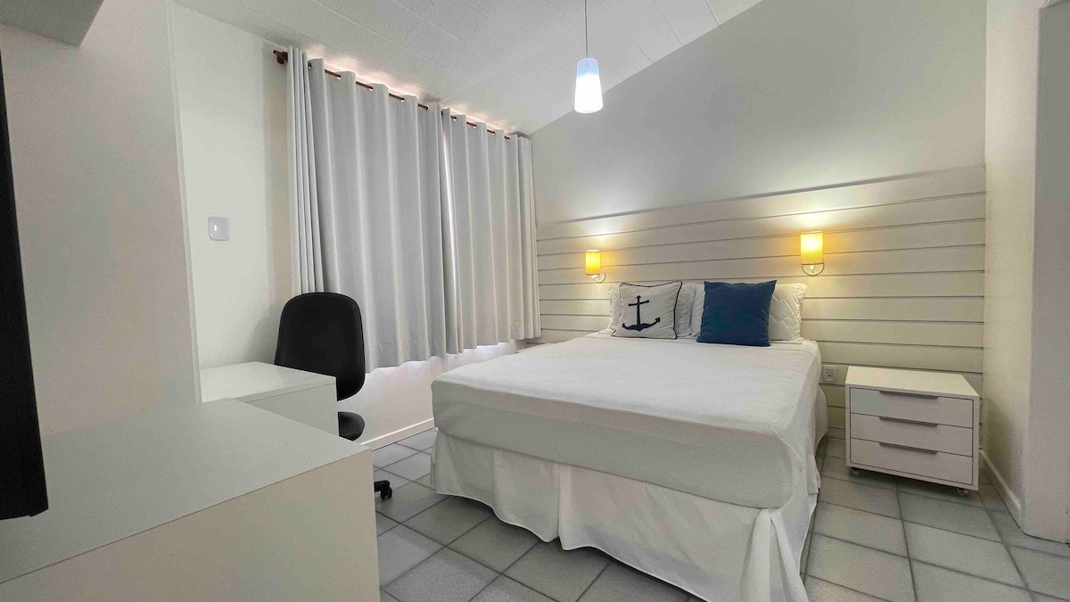 2 سرير بحجم مناسب بطابق واحد 