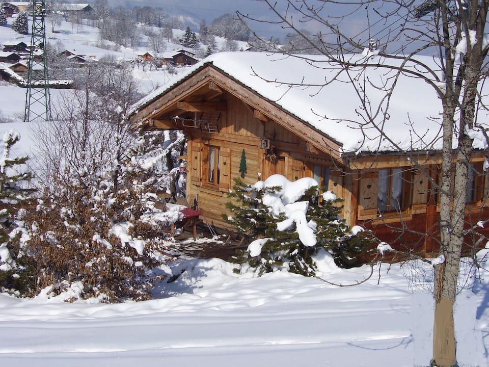 A little Savoyard chalet below La Princesse, Demi-Quartier, Megève, France, photo 3 of 10