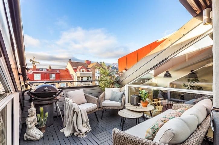 Unique top floor apartment in Oslo