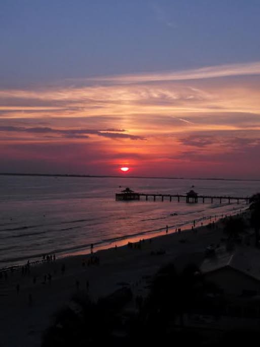 Sunset from the Lani Kai on Fort Myers Beach.