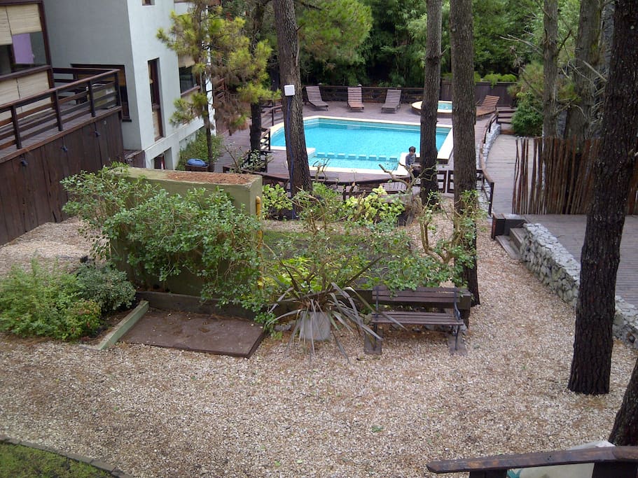 Piscina climatizada en temporada alta