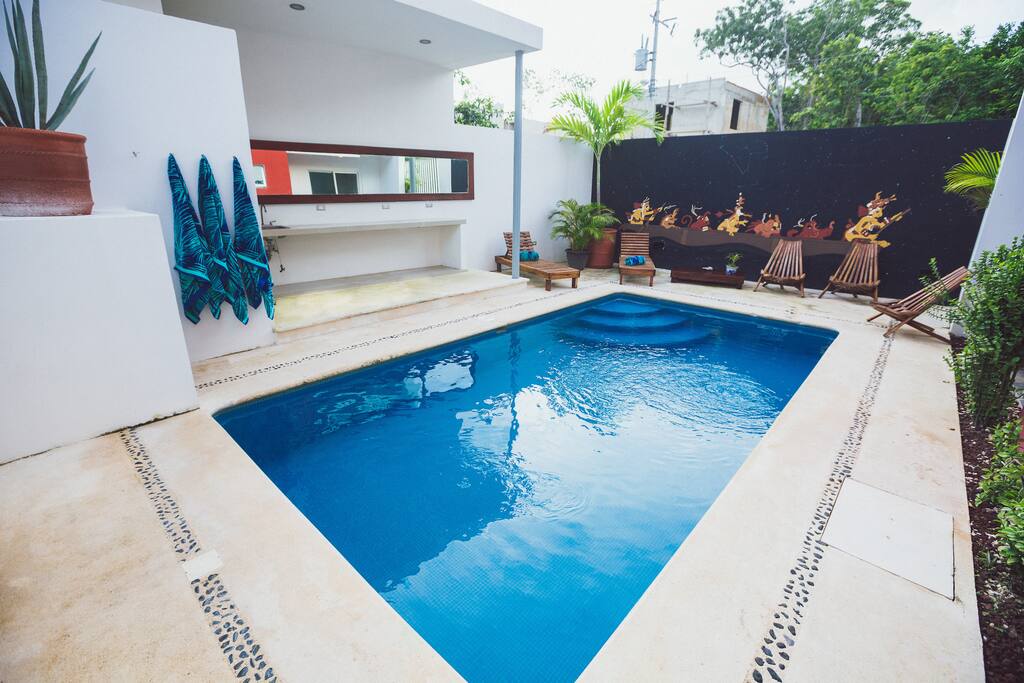 Go for a swim after a long hot day of sightseeing