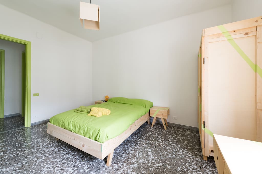 Bedroom with queen-size bed