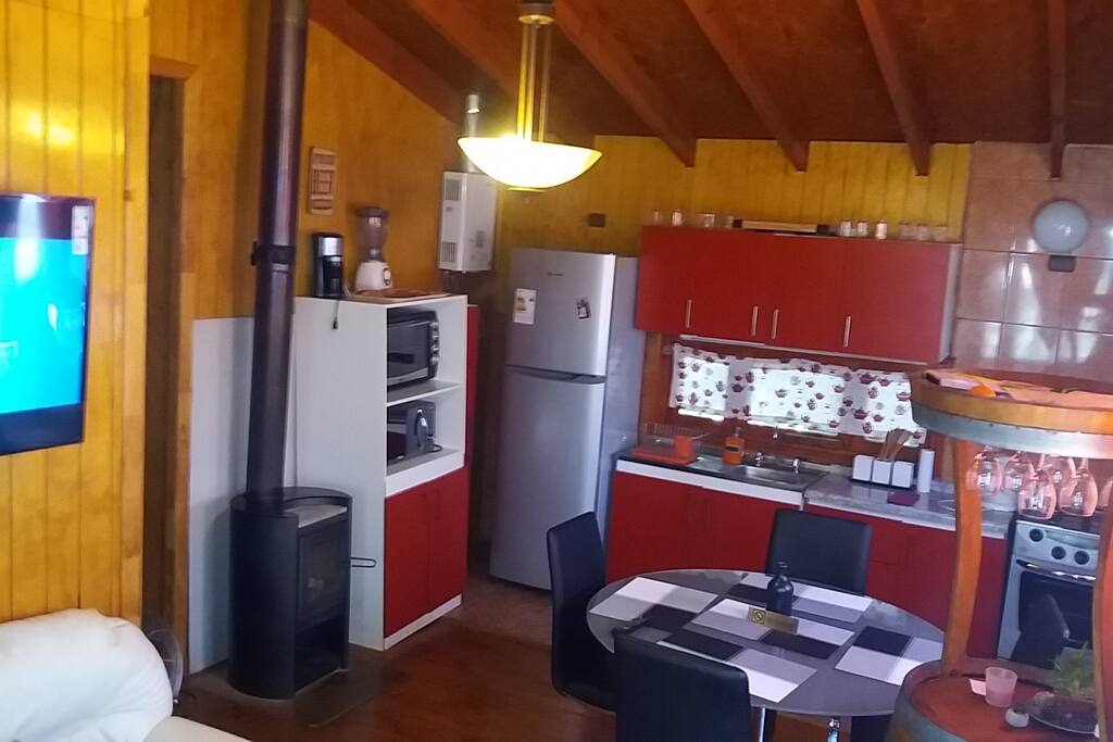 Cocina Americana y Comedor 2