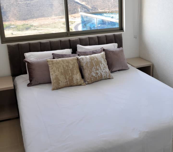 Chumba cha 2 kina machaguo mawili ya kitanda cha watu wawili au cha mtu mmoja