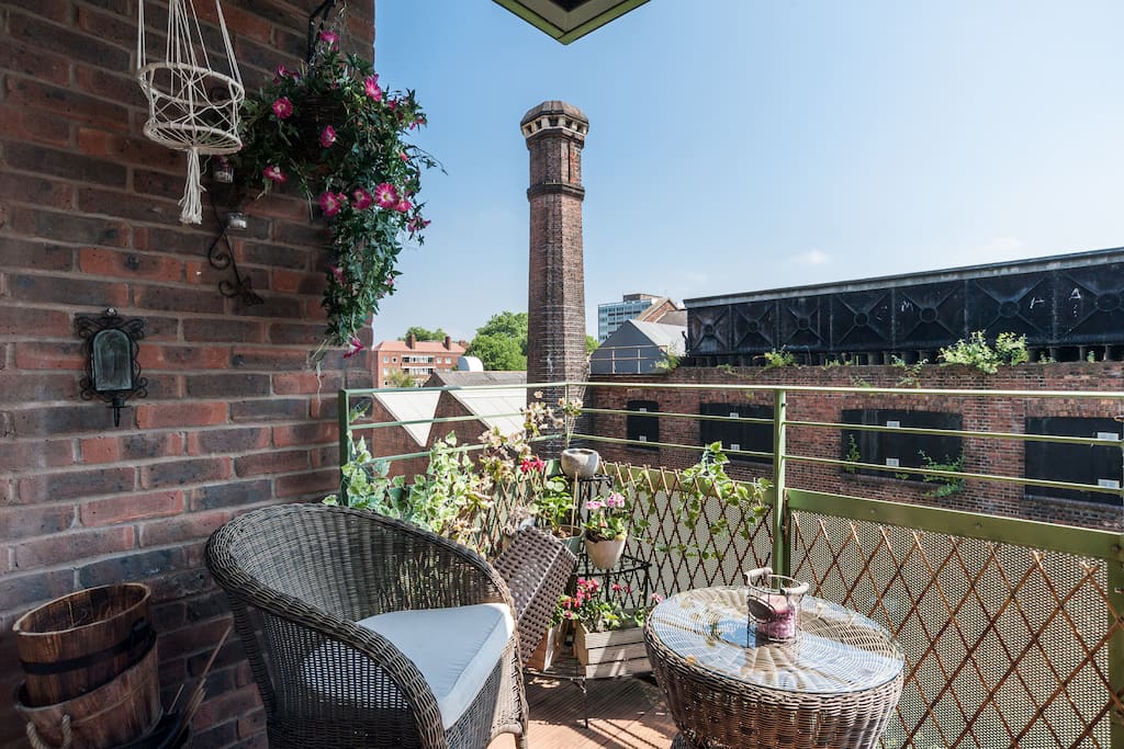 The beautiful balcony.