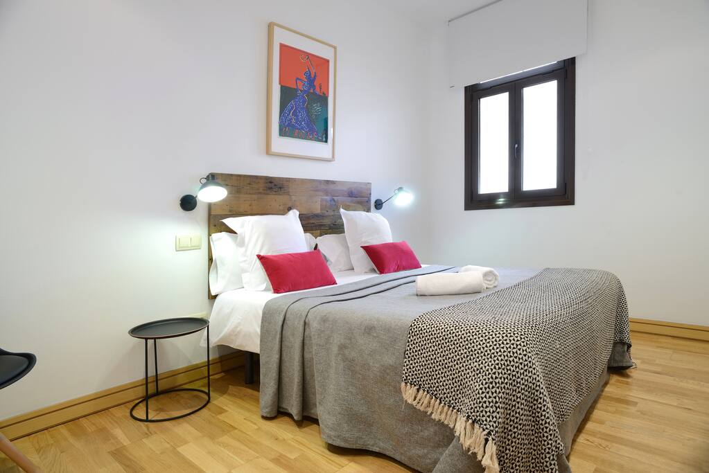 One of the bedrooms