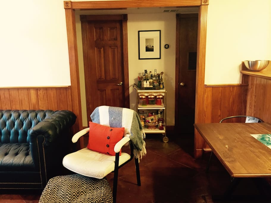 Living room and eat in kitchen