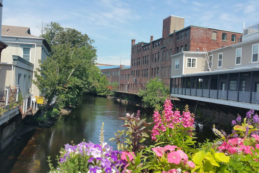 The Pawcatuck River in Downtown Westerly