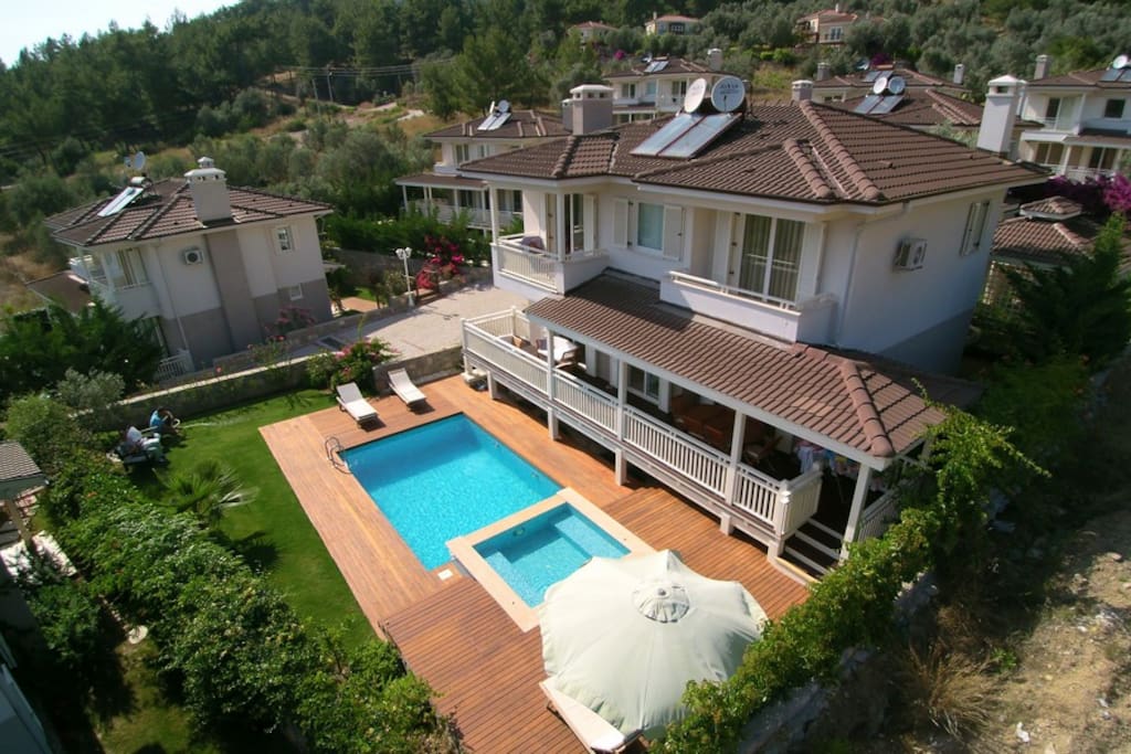 Villa from above