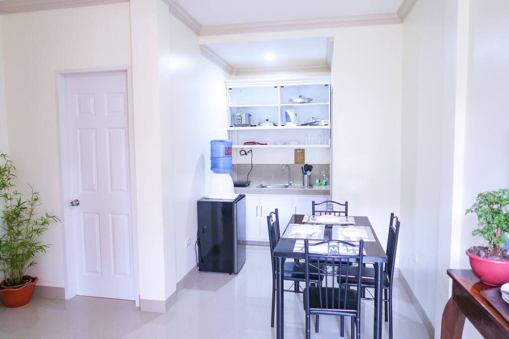 NOTE: Drinking water is NOT provided, however if you want to use the water dispenser you can purchase water. Please ask the caretaker or advise us in advance.