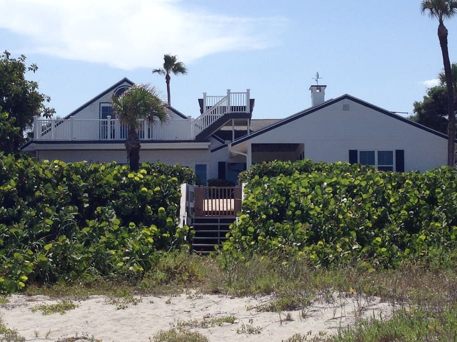 View of house from the Beach Stairs