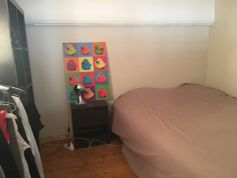 La chambre en mezzanine