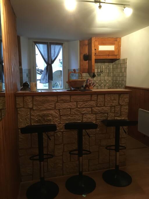 espace cuisine ouvert