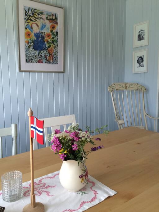 Diningtable in the kitchen