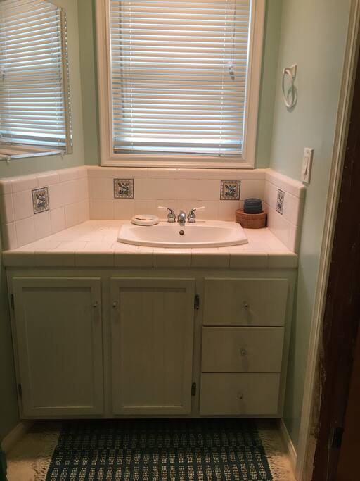 This is the mater bathroom as well.