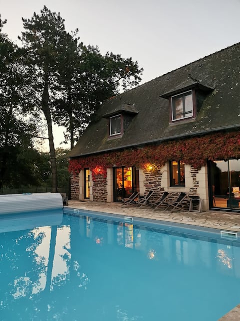 Farm cottage, 3 bedrooms, sauna and jacuzzi