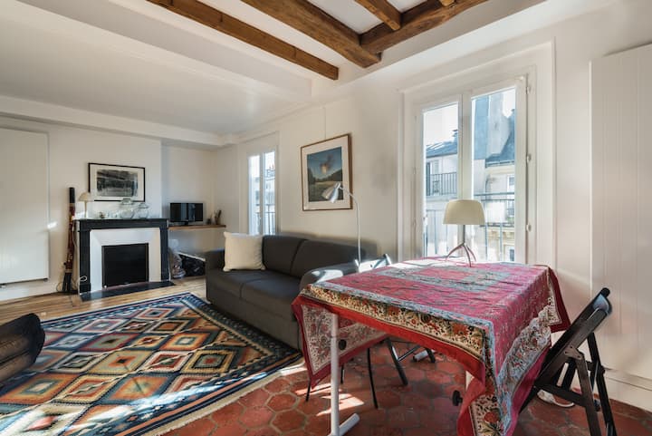 Bright apartment in Paris center
