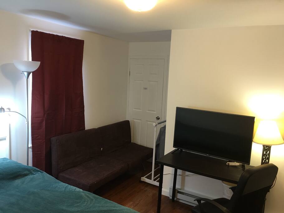 Optional second couch bed for your convenience setting.