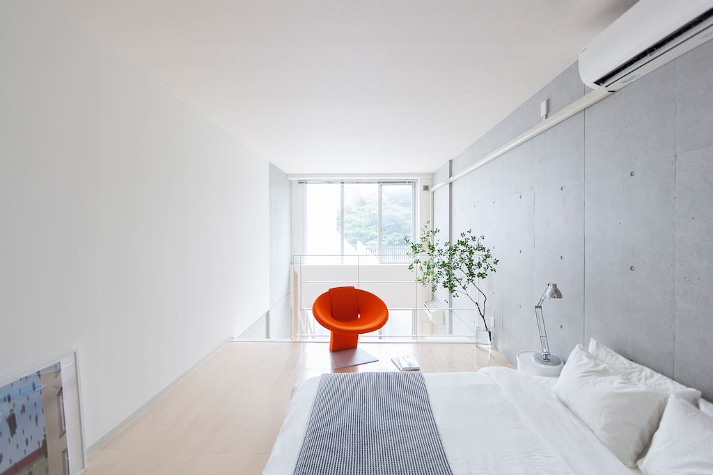 Uncluttered comfort in the upstairs level.