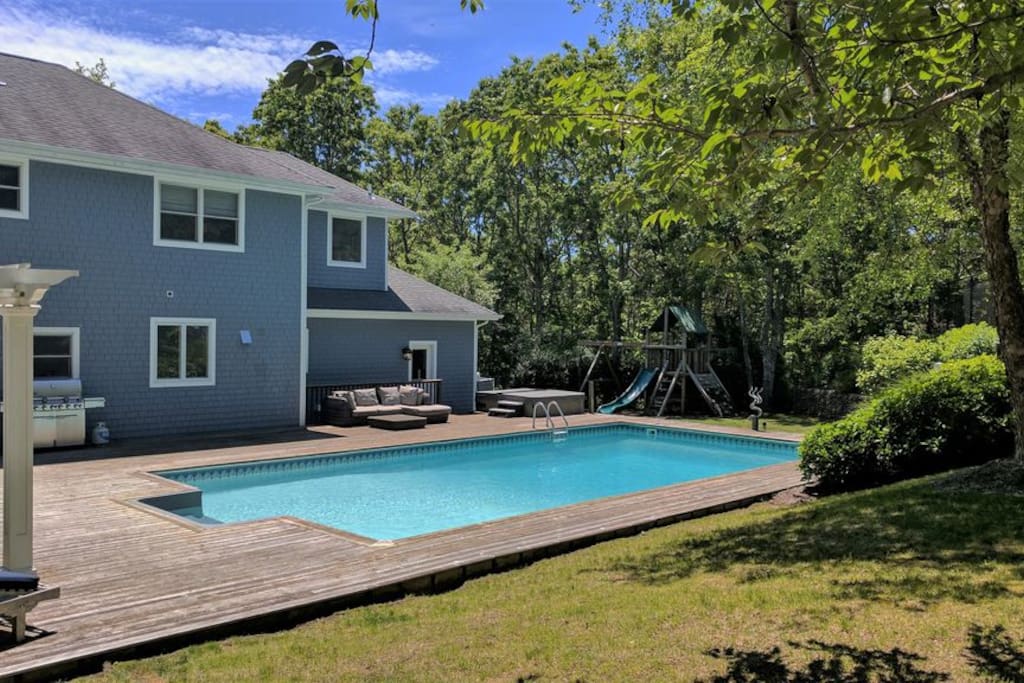 Pool and kids playset