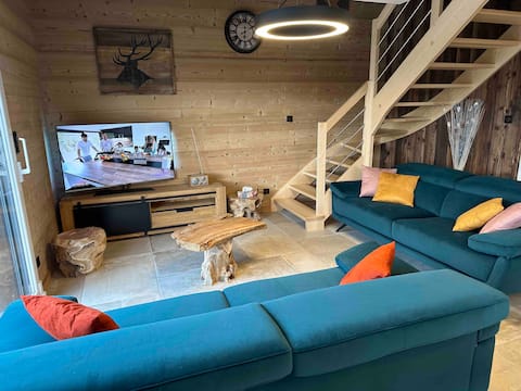 Airbnb performant: CO COTTE Chalet - quiet - spa/petanque/foosball à Xonrupt Longemer