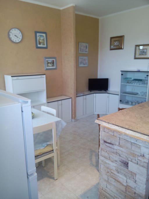 Soggiorno/cucina dell'appartamento (Cortoghiana - Piazza Venezia nr. 96)