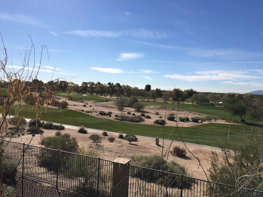 View of the TPC Champions Golf Course from your Patio!