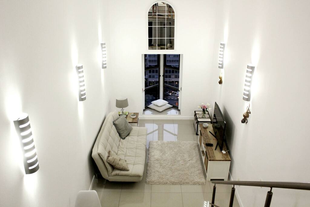Living Room view from Upstairs