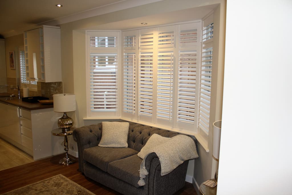 Chic furniture and fittings to relax and unwind.